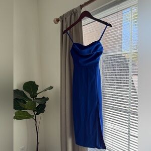 Windsor Royal Blue Midi Dress